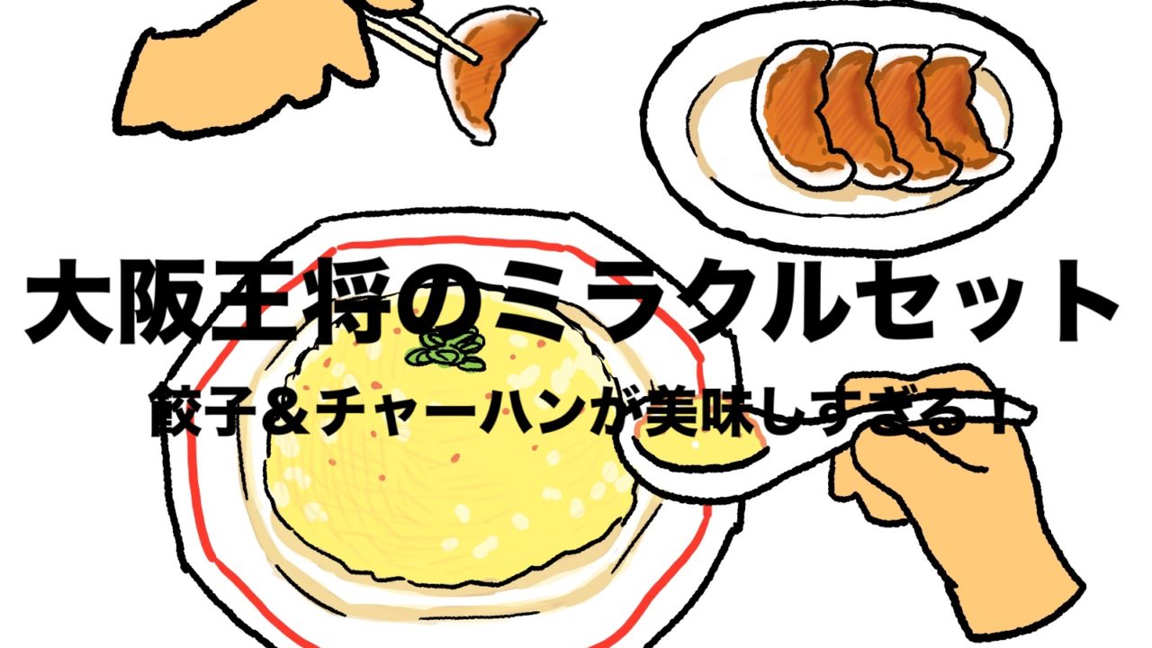 大阪王将の餃子と炒飯のミラクルセットが美味しすぎる お得な通販で